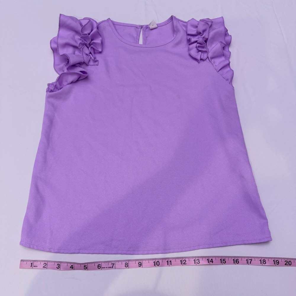 Girls‎ Purple Dress Shirt - Picture 3 of 10